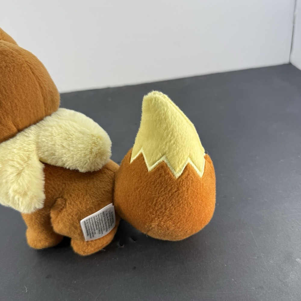 Pokemon Eevee Plush Stuffed Animal Toy Tomy 2016 Nintendo 7" Closed Eyes - Picture 4 of 11